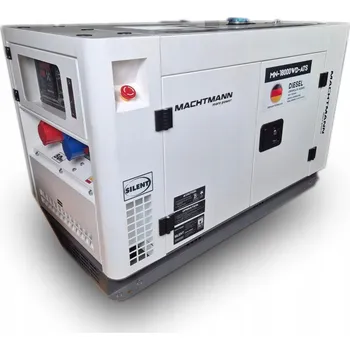Elektrocentrála Přenosná elektrocentrála třífázová Machtmann 14000 W na naftu