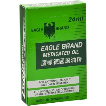 Masážní přípravek Eagle Brand Medicated Oil 24 ml – osvěžující masážní olej s mentholem