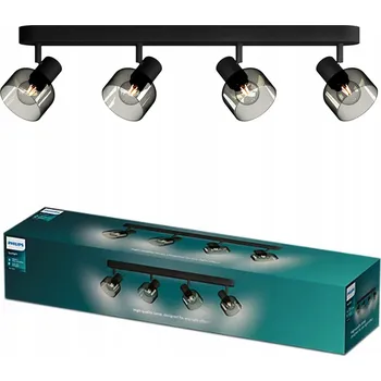 Bodové svítidlo Stropní bodové svítidlo kulatý Philips černé