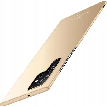 Pouzdro na mobilní telefon Pouzdro Msvii pro Samsung Galaxy S23 Ultra / Kryt Zadní Kryt Zlatá Barva