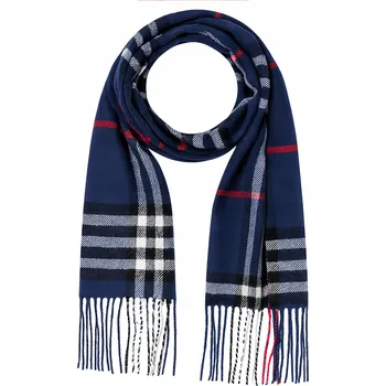 Šála Hagne šála modrá 196 cm - muž