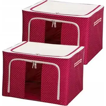 Úložný box ORGANIZÉR OBAL ÚLOŽNÝ BOX NA POVLEČENÍ OBLEČENÍ PEŘINU DEKY 50X40X36 72L