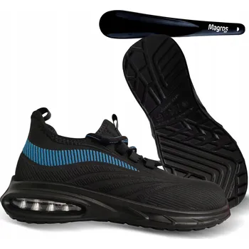 Pracovní obuv Pracovní polobotky Magros – Pánská pracovní obuv, bezpečnostní boty s ocelovou špičkou S1 SR, velikost 40