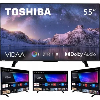 Televizor Smart TV LED 55" TOSHIBA 55UV2363DAN 4K UHD HDR VIDAA DVB-T2 HEVC