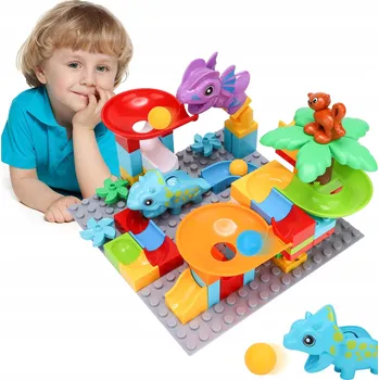 ostatní stavebnice STAVEBNICE KULIČKOVÁ DRÁHA labyrint pro kuličky KULODROM 55 dílků