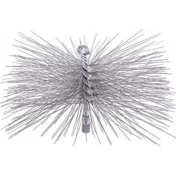 Komínová štětka ČTVERCOVÝ KOMÍNOVÝ KARTÁČ VYTĚRÁK průměr 200 MM Závit M12