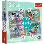 Trefl 4v1 Lilo & Stitch Bláznivý den…