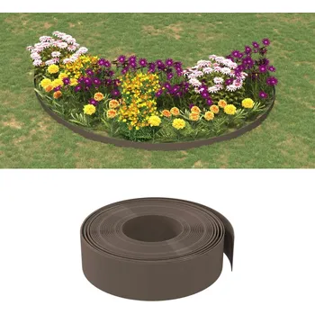 Plot OMAXI Travní lemy 2 ks hnědé 10 m 15 cm polyethylen 758271