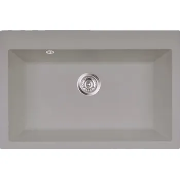 Granitový dřez Jednodřez Brenor Martel 1K75 granitový šedý