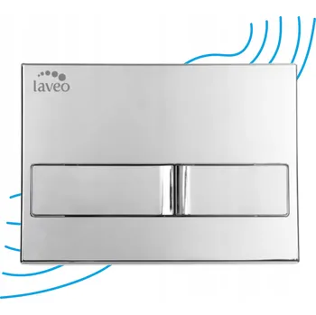 Splachovací tlačítko Splachovací tlačítko pro WC Laveo BENI stříbrné