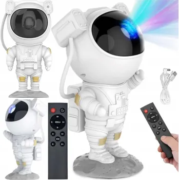 Noční světlo PROJEKTOR NOČNÍ OBLOHY ASTRONAUT PRO DĚTI NOČNÍ NOČNÍ LAMPA LED PROJEKTOR PROJEKTOR