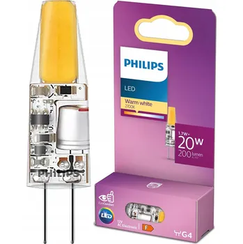 Žárovka ŽÁROVKA PHILIPS LED, 20W, G4, TEPLÁ BÍLÁ 2700K