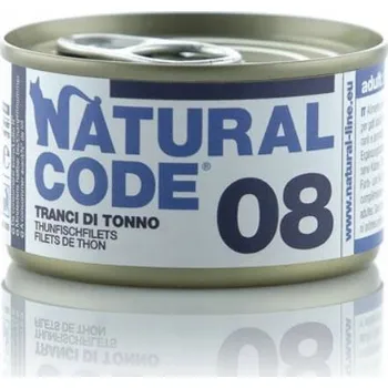 Krmivo pro kočku Natural Code Cat 08 paštika s tuňákem 85g konzerva