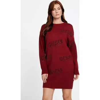Dámské šaty GUESS dámské svetrové šaty Dateryn červené S