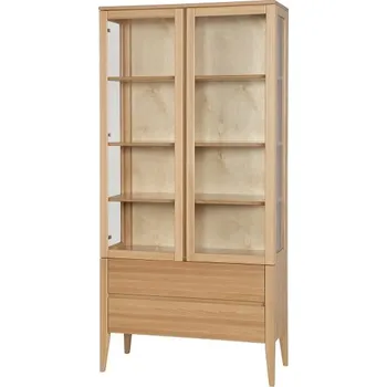 Obývací pokoj Drewmax Vitrína KW439, 95x195x40, buk ()