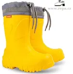 Dětské holínky DEMAR MAMMUT S 0300 L žluté, zateplené 28-29