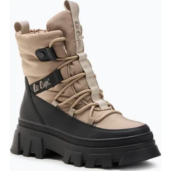 Dívčí sněhule Dámské sněhule Lee Cooper LCJ-24-47-3143L light brown/black