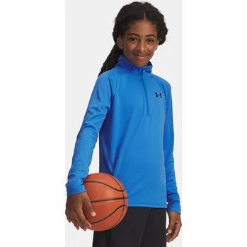 Chlapecké tričko Under Armour UA Tech 2.0 1/2 Zip-BL 1363286-402 Modrá YMD