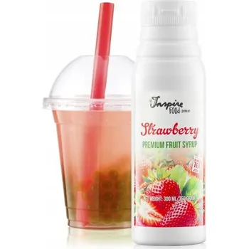 Bubble tea Barmanský Sirup Káva Nápoje Bubble Tea Jahoda