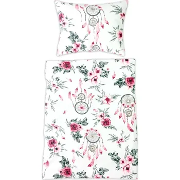 Baby Nellys Povlečení do postýlky, 2D sada - Lapač snů Velikost povlečení: 135x100, Rozměry polštáře: 40 x 60, Rozměry přikrývky: 135 x 100