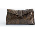 H & M - Měkké kožené psaníčko - béžová