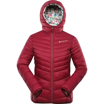 Dámská oboustranná bunda Alpine Pro EROMA - tmavě červená / S