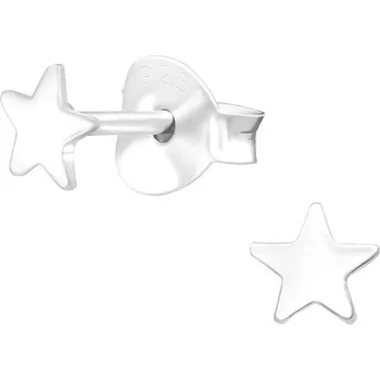 Prsten Dětské stříbrné náušničky Hvězdička, puzetové