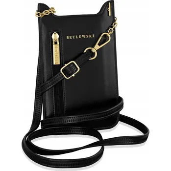 Kabelka Betlewski kabelka psaníčko REESE BTF-02 eko kůže černá
