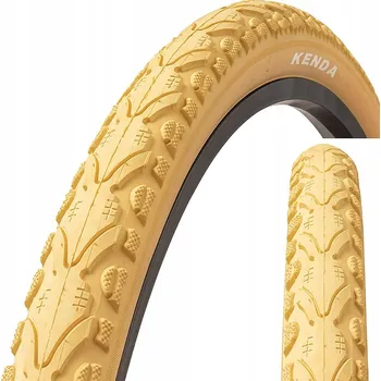 Plášť na kolo Pneumatika KENDA 26 x 1.75 47-559 KRÉMOVÁ K-935 KHAN městská retro