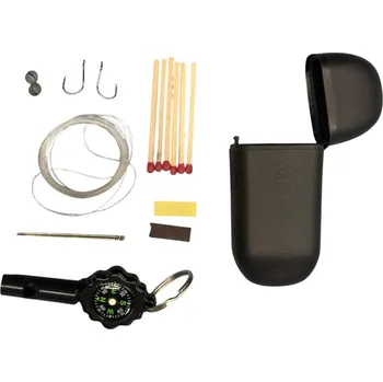 Vybavení pro přežití Krabička poslední záchrany - píšťalka/kompas - Schrade