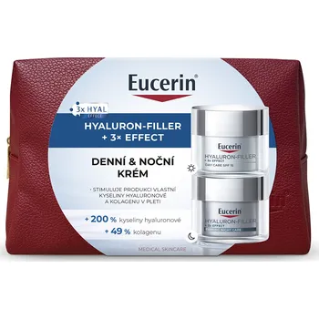 Kosmetická sada Eucerin Hyaluron-Filler + 3x Effect dárková sada vánoční sada 2025