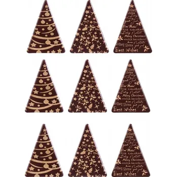 Čokoláda Čokoládová dekorace Vánoční set 9ks