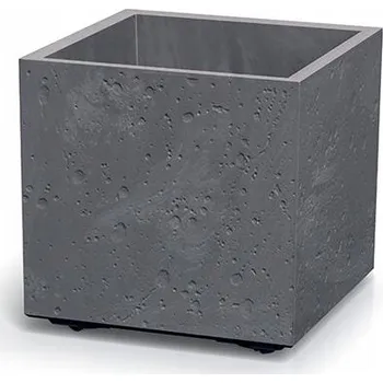 Květináč Prosperplast květináč Sierra Square betonový efekt marengo DSI400E-425U
