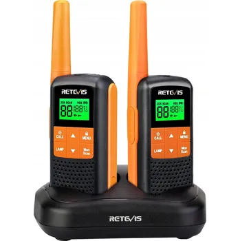 Retevis RT649 vysílačka PMR446, 16 kanálů, VOX, LED svítilna, IP65 (2 ks)