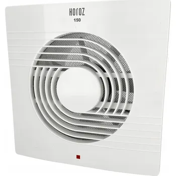 Domácí ventilátor Koupelnový ventilátor 150mm Domácí s filtrem Bílý ABS Výkon 150m3/h 47dB
