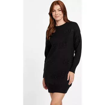 Dámské šaty GUESS dámské svetrové šaty Dateryn černé L