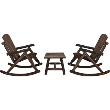 Zahradní sestava zahrada-XL 3dílná sada zahradního nábytku masivní smrkové dřevo 3185528