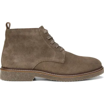 Dámská obuv Velké Velikosti - Marc O'Polo - Desert Boot Linus z velurové kůže - 46 - Hnědá