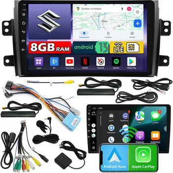Autorádio Autorádio NCS ZQ9 Suzuki SX4 2006-2013 ANDROID 8GB LTE