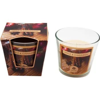 Svíčka Arôme Svíčka vonná 120 g sklo Apple and Cinnamon