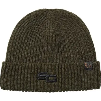 Čepice Savage Gear Zimní čepice Wool Mix Beanie Green