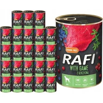 Krmivo pro psa Rafi vlhké krmivo se zvěřinou 24x 400g