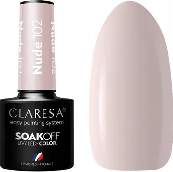 Lak na nehty Hybridní lak barevný lak Claresa Odstíny hnědé a béžové