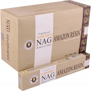 Vonná tyčinka Vonné tyčinky Golden Nag - Amazonská pryskyřice, cca 15 ks
