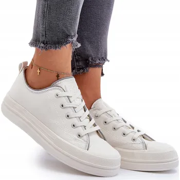 Dámské tenisky DÁMSKÉ PLÁTĚNÉ TENISKY KLASICKÉ BIG STAR NN274850 BÍLÉ 39