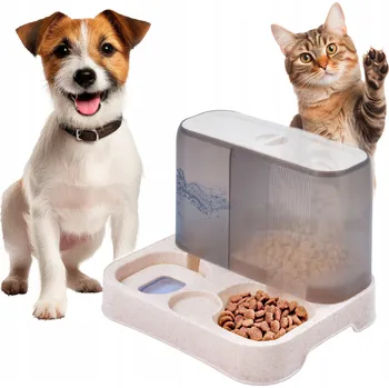 Miska pro psa Automatický dávkovač krmiva z plastu Jumi černý 1,8 l