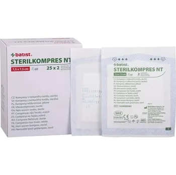 Zdravotnický materiál STERILKOMPRES NT 7,5x7,5cm 25x2ks /4vr.