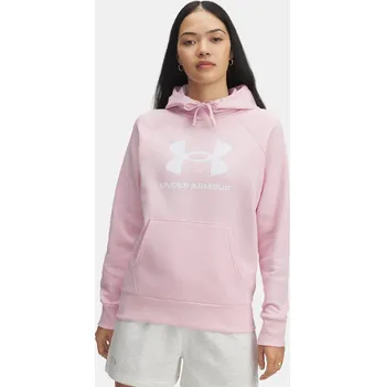 Dámská mikina Dámská mikina Under Armour UA Rival Fleece Big Logo 1379501-647 Růžová SM