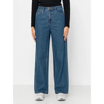 Dámské kalhoty Volcom Stoned Bf Hirise (indigo ridge wash) 29, modrá