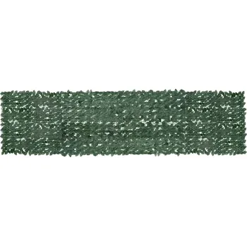 Stínicí technika zahrada-XL Balkónová zástěna s tmavě zelenými listy 400 x 100 cm 315488